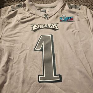 Youth Philadelphia Eagles Jalen Hurts Nike Super Bowl LVII Patch Atmosphere